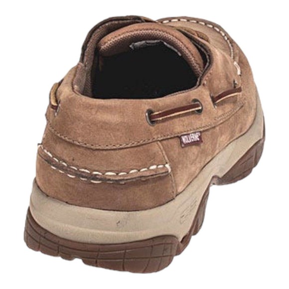 Wolverine Shoes Men's Size 11.5M Brown 20034 Bowline Boat Vibram Outsoles - Picture 5 of 6